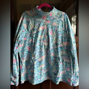 Lilly Pulitzer Skipper Popover XL Lilly Loves Cape Cod